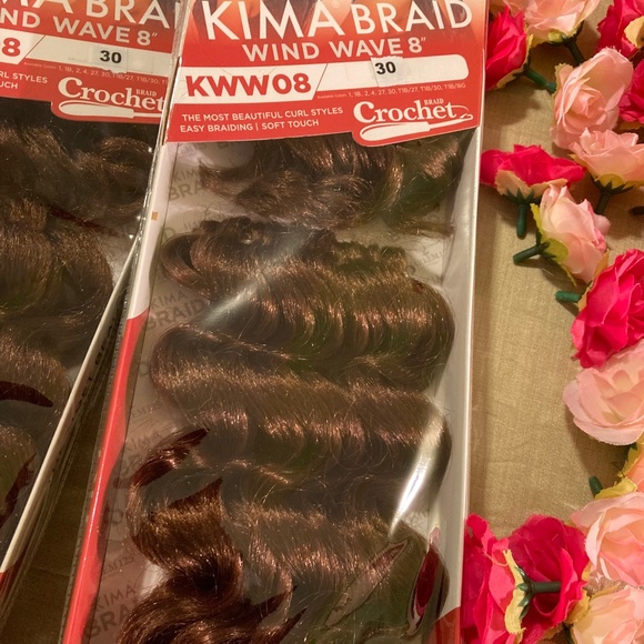 NWT Harlem 125 Kima Braid Wind Wave 08" (KWW08) Color 30 Light Brown - Picture 5 of 16